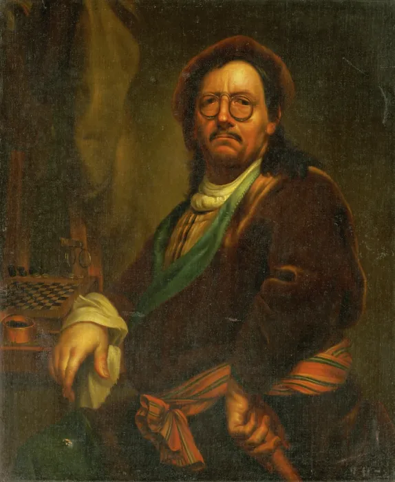 Framed Print : Self-Portrait (Copy by J. Kupecky), 1800-1900. Creators: Unknown, Jan Kupecky