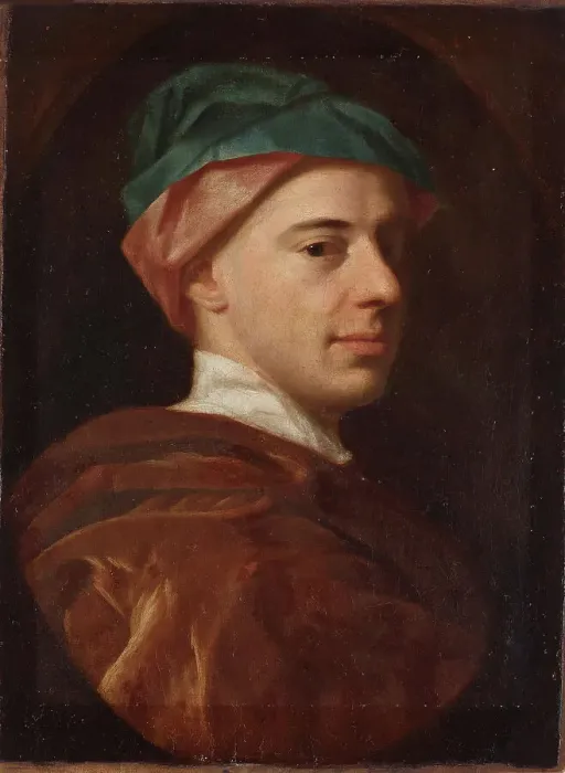 Framed Print : Self-portrait. Creator: Arenius, Olof (1700-1766) Framed Print : Self-portrait. Creator: Arenius, Olof (1700-1766)