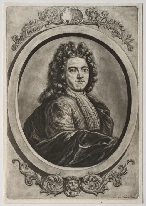 Framed Print : Self-Portrait. Creator: Arnoud van Halen (Dutch, 1673-1732) Framed Print : Self-Portrait. Creator: Arnoud van Halen (Dutch, 1673-1732)