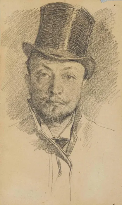 Framed Print : Self-Portrait. Creator: Boldini, Giovanni (1842-1931) Framed Print : Self-Portrait. Creator: Boldini, Giovanni (1842-1931)