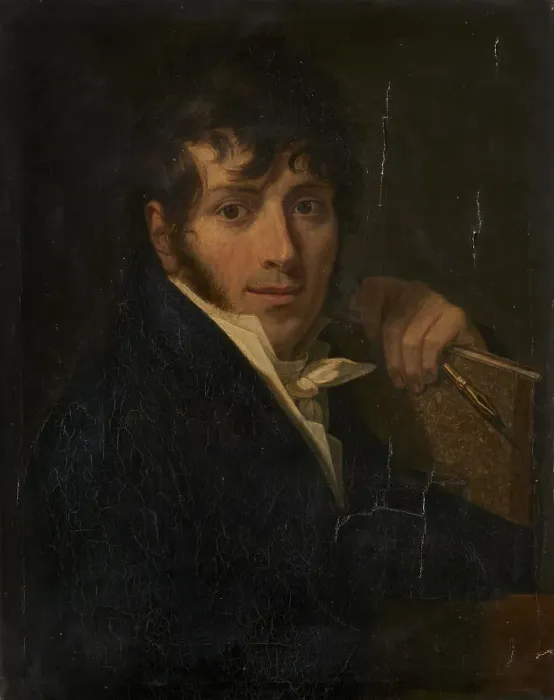 Framed Print : Self-portrait. Creator: Bossi, Giuseppe (1777-1815) Framed Print : Self-portrait. Creator: Bossi, Giuseppe (1777-1815)