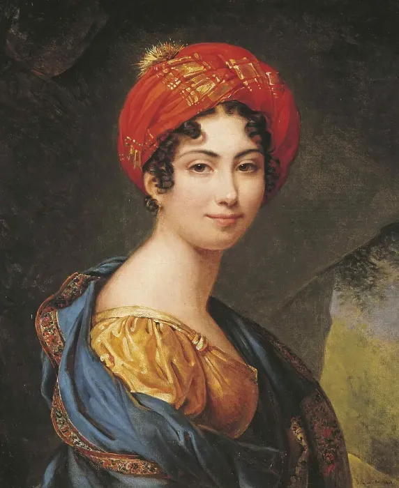 Framed Print : Self-Portrait. Creator: Duvidal de Montferrier, Julie (1797-1869) Framed Print : Self-Portrait. Creator: Duvidal de Montferrier, Julie (1797-1869)