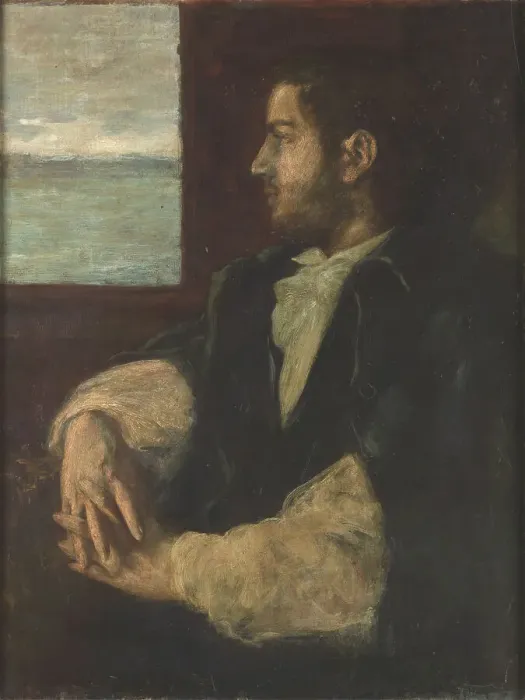 Framed Print : Self-portrait. Creator: Fortuny y Madrazo; Mariano (1871-1949) Framed Print : Self-portrait. Creator: Fortuny y Madrazo; Mariano (1871-1949)