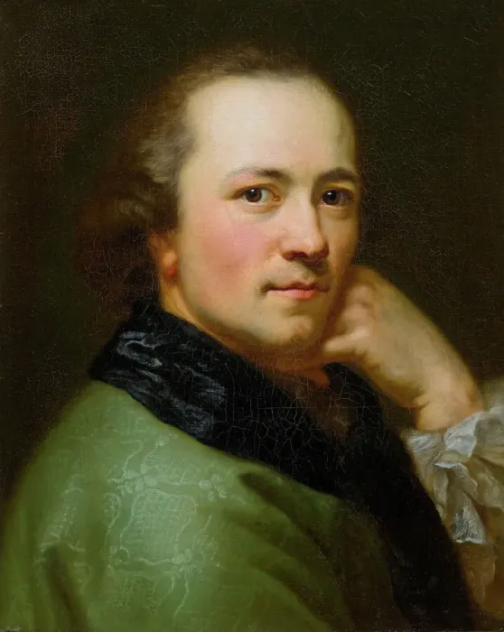 Framed Print : Self-portrait. Creator: Graff, Anton (1736-1813) Framed Print : Self-portrait. Creator: Graff, Anton (1736-1813)
