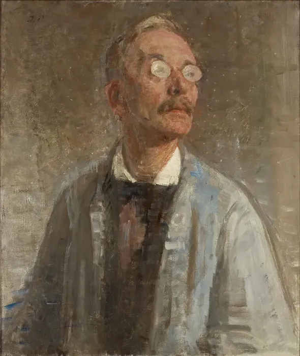 Framed Print : Self-Portrait. Creator: Julius Paulsen Framed Print : Self-Portrait. Creator: Julius Paulsen