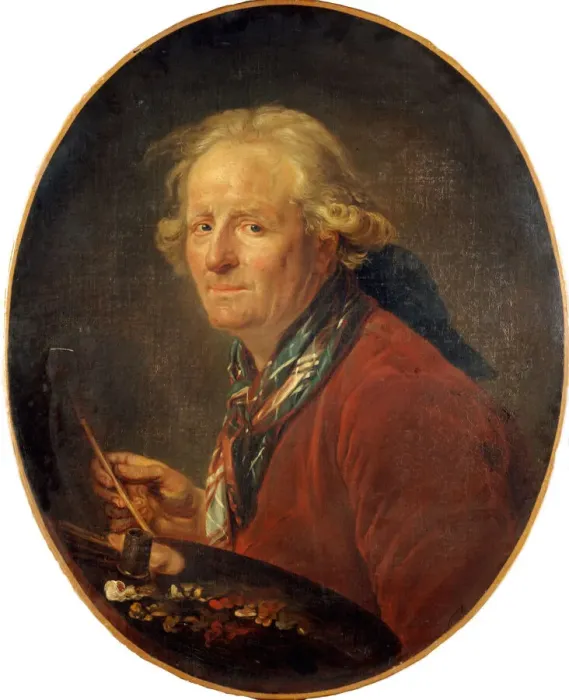 Framed Print : Self-Portrait. Creator: Lepicie, Nicolas Bernard (1735-1784) Framed Print : Self-Portrait. Creator: Lepicie, Nicolas Bernard (1735-1784)