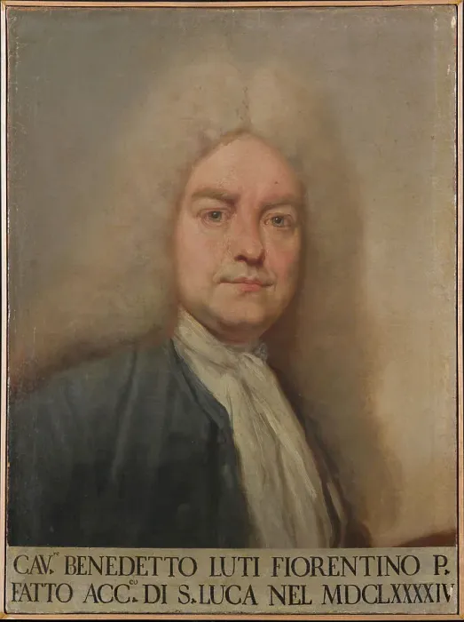 Framed Print : Self-portrait. Creator: Luti, Benedetto (1666-1724) Framed Print : Self-portrait. Creator: Luti, Benedetto (1666-1724)
