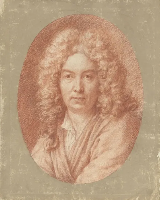 Framed Print : Self-Portrait. Creator: Picart, Bernard (1673-1733) Framed Print : Self-Portrait. Creator: Picart, Bernard (1673-1733)