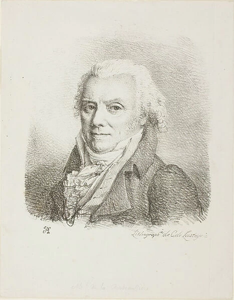 Self-Portrait in a Dark Cloth Coat, c. 1817. Creators: Jean Antoine Laurent, Charles-Philibert de Lasteyrie