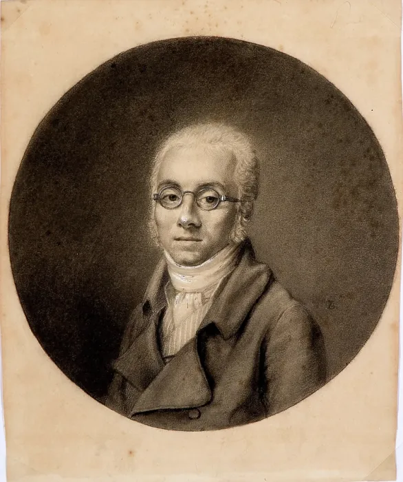 Framed Print : Self-portrait, Early 19th century. Creator: Taunay, Nicolas Antoine (1755-1830) Framed Print : Self-portrait, Early 19th century. Creator: Taunay, Nicolas Antoine (1755-1830)