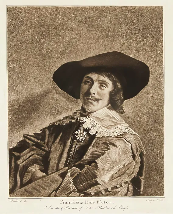 Framed Print : Self Portrait of Frans Hals, (c1640s), c1765. Creator: William Baillie Framed Print : Self Portrait of Frans Hals, (c1640s), c1765. Creator: William Baillie
