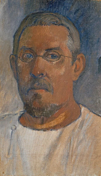 Self-Portrait with glasses, 1903. Creator: Gauguin, Paul Eugene Henri (1848-1903)