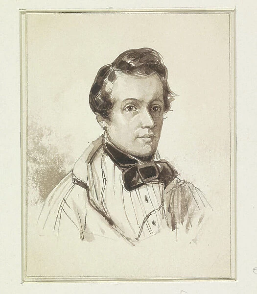 Self -portrait of Jan van der Kaa, 1825-1850. Creator: Jan van der Kaa