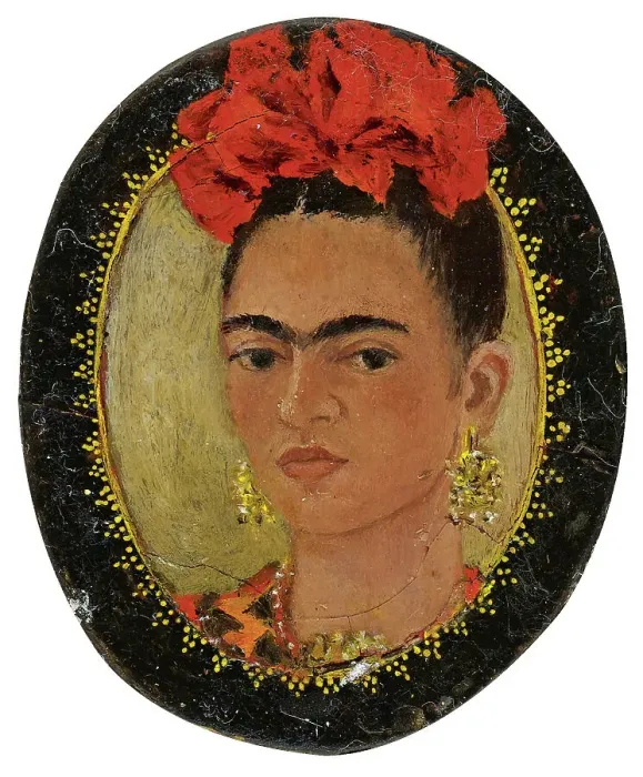 Framed Print : Self-portrait for Jose Bartoli, 1946. Creator: Kahlo; Frida (1907-1954) Framed Print : Self-portrait for Jose Bartoli, 1946. Creator: Kahlo; Frida (1907-1954)