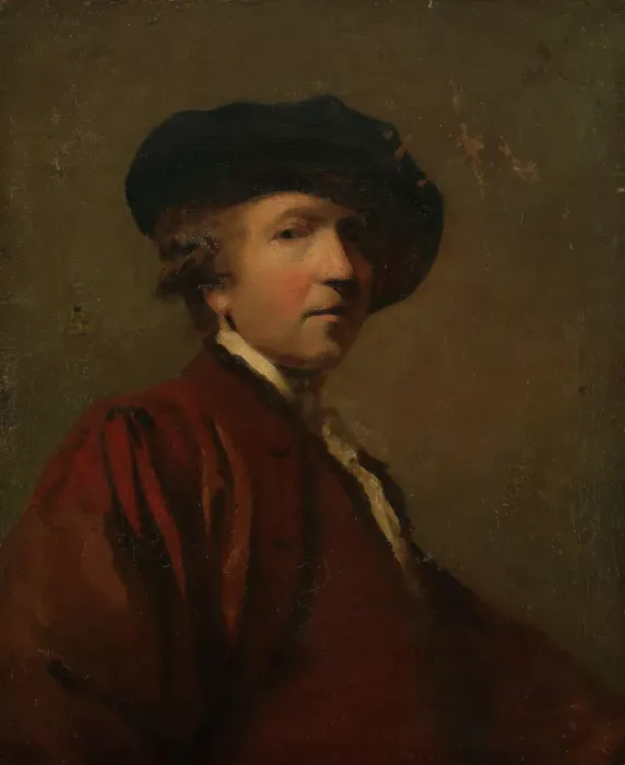 Framed Print : Self Portrait after Joshua Reynolds, c1750s. Creator: Unknown Framed Print : Self Portrait after Joshua Reynolds, c1750s. Creator: Unknown