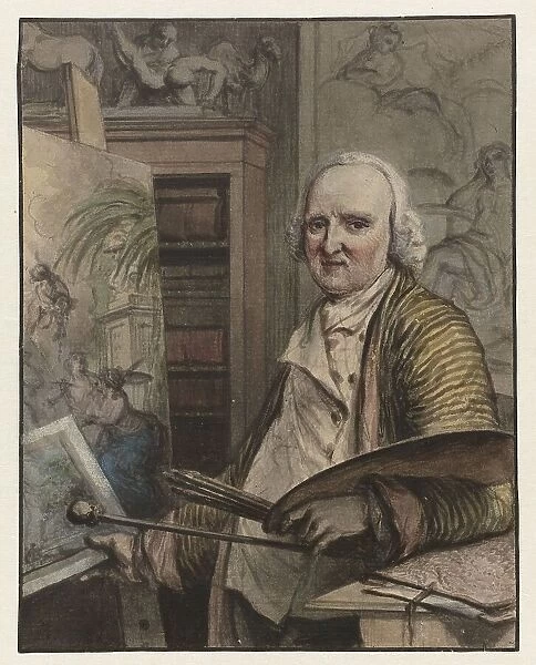 Self -portrait of Jurriaan Andriessen, 1799. Creator: Juriaan Andriessen