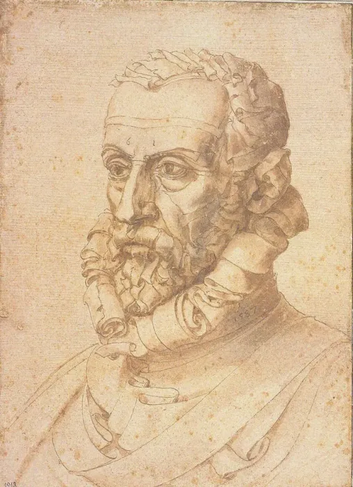 Framed Print : Self-Portrait (L uomo di Lettere), 1587. Creator: Arcimboldo, Giuseppe (1527-1593) Framed Print : Self-Portrait (L uomo di Lettere), 1587. Creator: Arcimboldo, Giuseppe (1527-1593)
