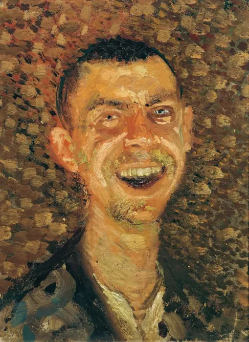 Framed Print : Self-Portrait Laughing, 1907 Framed Print : Self-Portrait Laughing, 1907