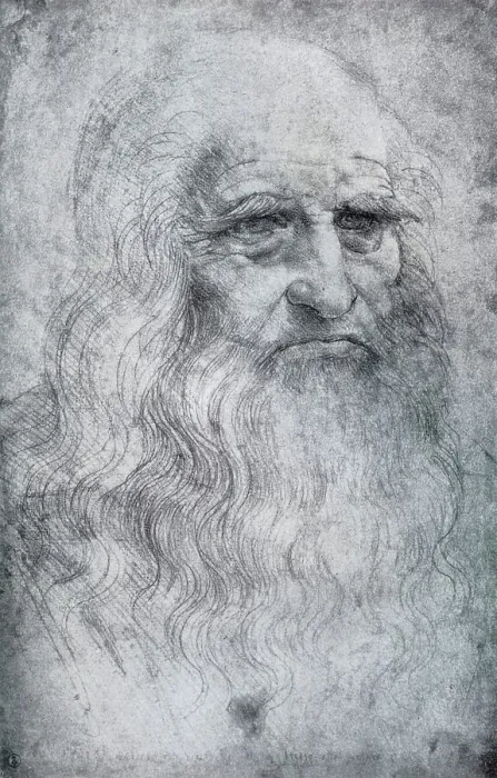 Framed Print : Self Portrait of Leonardo da Vinci, c1512-1515 (1954). Artist: Leonardo da Vinci Framed Print : Self Portrait of Leonardo da Vinci, c1512-1515 (1954). Artist: Leonardo da Vinci