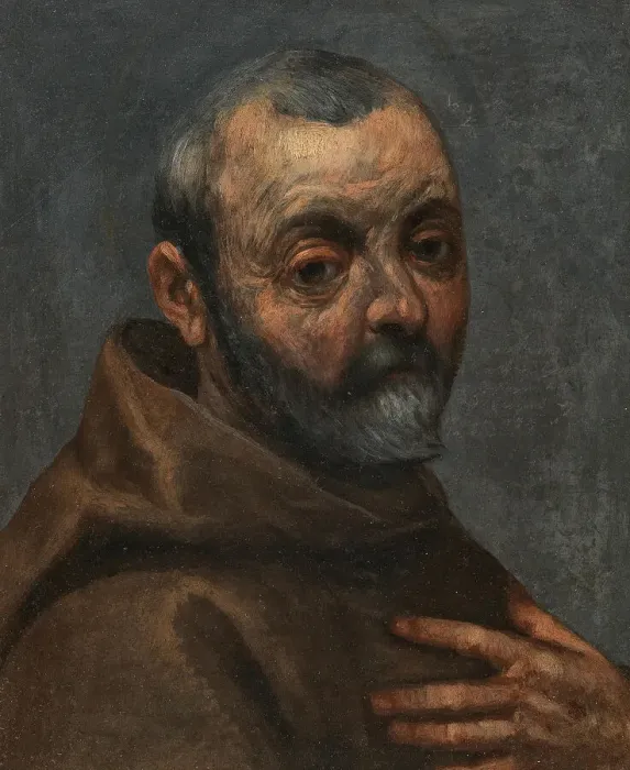 Framed Print : Self-Portrait As A Monk. Creator: Palma il Giovane, Jacopo, the Younger (1544-1628) Framed Print : Self-Portrait As A Monk. Creator: Palma il Giovane, Jacopo, the Younger (1544-1628)