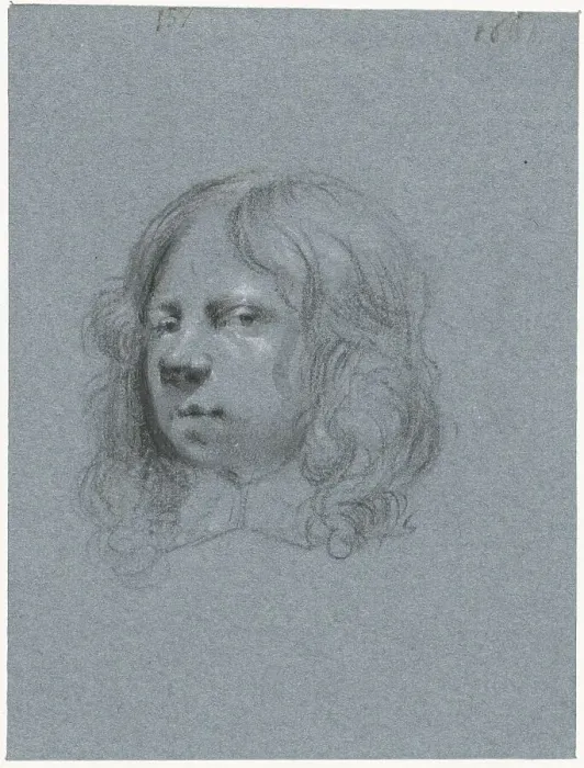 Framed Print : Self -portrait of Moses ter Borch, to the left, 1661. Creator: Moses ter Borch Framed Print : Self -portrait of Moses ter Borch, to the left, 1661. Creator: Moses ter Borch