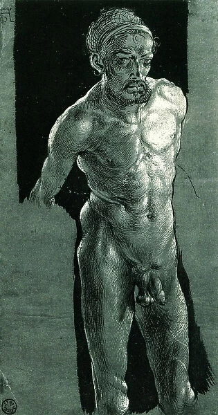 Self-portrait as a Nude , ca 1506. Creator: Dürer, Albrecht (1471-1528)