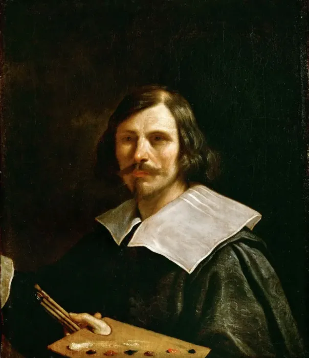 Framed Print : Self-portrait with Palette, Between 1630 and 1640 Framed Print : Self-portrait with Palette, Between 1630 and 1640