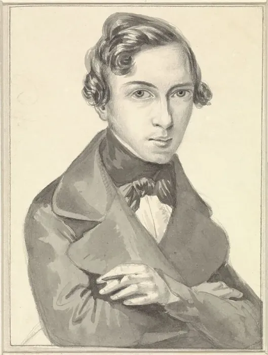 Framed Print : Self -portrait of Pieter Alardus Haaxman, 1834-1887. Creator: Pieter Haaxman Framed Print : Self -portrait of Pieter Alardus Haaxman, 1834-1887. Creator: Pieter Haaxman