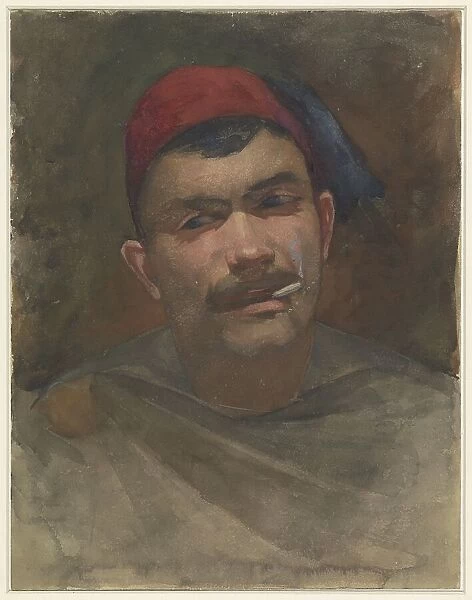 Self-portrait of Pieter Florentius Nicolaas Jacobus Arntzenius, 1884-1895. Creator: Floris Arntzenius