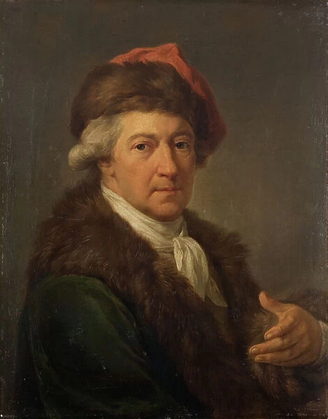 Self-Portrait in the Polish National Costume, 1790s. Creator: Bacciarelli, Marcello (1731-1818)
