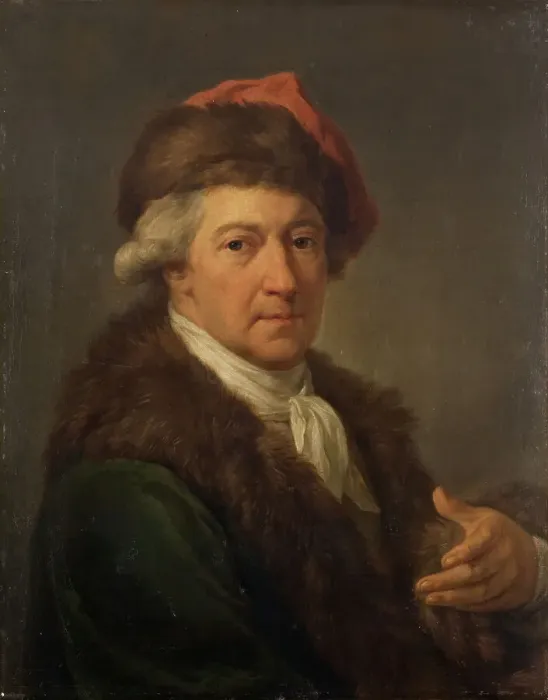 Framed Print : Self-Portrait in the Polish National Costume, 1790s. Creator: Bacciarelli, Marcello (1731-1818) Framed Print : Self-Portrait in the Polish National Costume, 1790s. Creator: Bacciarelli, Marcello (1731-1818)