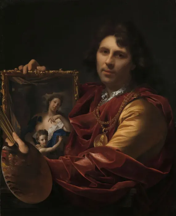 Framed Print : Self-Portrait with the Portrait of his Wife, Margaretha van Rees Framed Print : Self-Portrait with the Portrait of his Wife, Margaretha van Rees