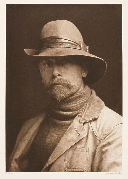 Self-Portrait, Printed c.1930. Creator: Edward Sheriff Curtis