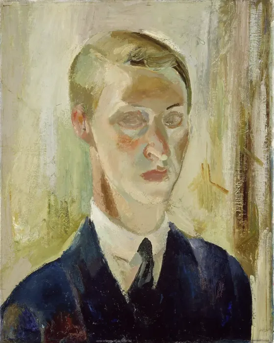 Framed Print : Self-Portrait, probably 1927. Creator: Bjarne Ness Framed Print : Self-Portrait, probably 1927. Creator: Bjarne Ness