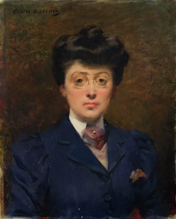 Framed Print : Self-portrait, Second Half of the 19th century. Creator: Abbema, Louise (1853-1927) Framed Print : Self-portrait, Second Half of the 19th century. Creator: Abbema, Louise (1853-1927)