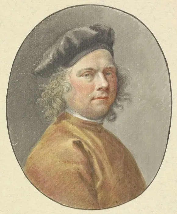 Framed Print : Self -portrait Tako Hajo Jelgersma, 1712-1795. Creator: Tako Hajo Jelgersma Framed Print : Self -portrait Tako Hajo Jelgersma, 1712-1795. Creator: Tako Hajo Jelgersma