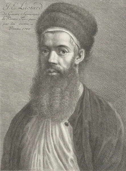 Self-portrait in a Turkish Outfit, 18th century. Creator: Carlo Gregori