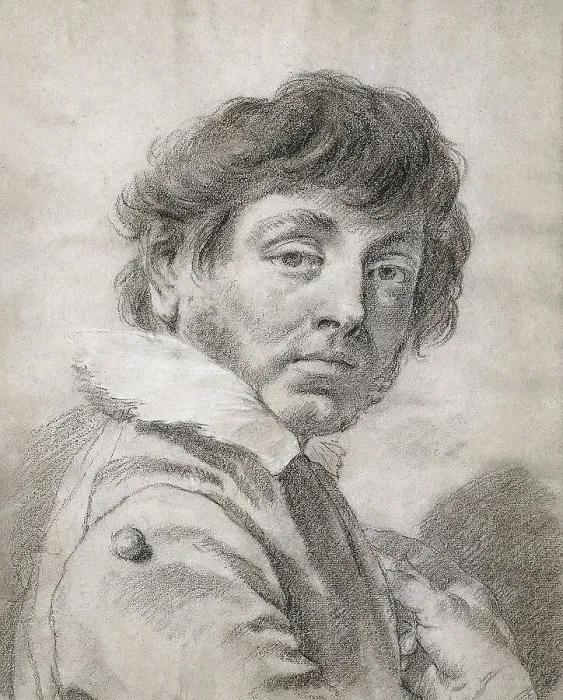 Framed Print : Self-Portrait, unknown date. Creator: Giovanni Battista Piazzetta Framed Print : Self-Portrait, unknown date. Creator: Giovanni Battista Piazzetta