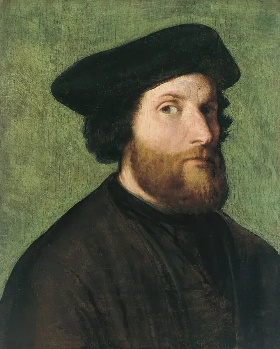 Framed Print : Self-Portrait, unknown date. Creator: Lorenzo Lotto Framed Print : Self-Portrait, unknown date. Creator: Lorenzo Lotto