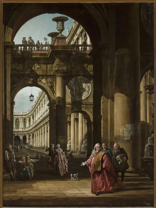 Framed Print : Self-portrait as Venetian ambassador, 1765 Framed Print : Self-portrait as Venetian ambassador, 1765