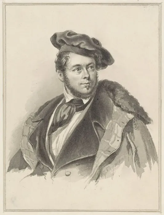 Framed Print : Self -portrait of Willem George Frederik Heijmans, 1825-1868. Creator: Willem George Frederik Heijmans Framed Print : Self -portrait of Willem George Frederik Heijmans, 1825-1868. Creator: Willem George Frederik Heijmans