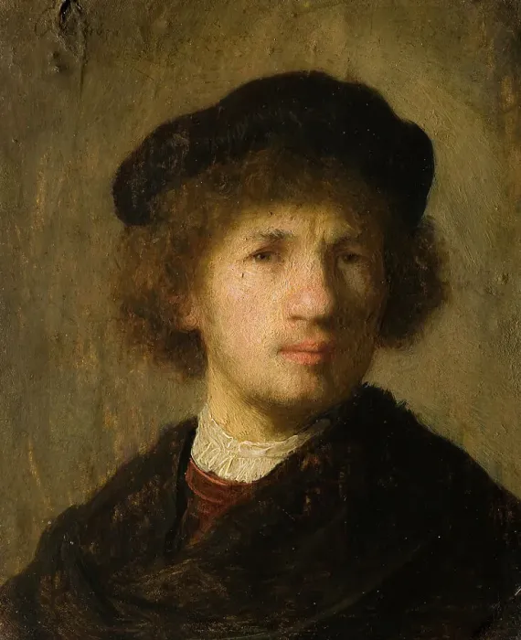 Framed Print : Selfportrait, 1630. Creator: Rembrandt Harmensz van Rijn Framed Print : Selfportrait, 1630. Creator: Rembrandt Harmensz van Rijn