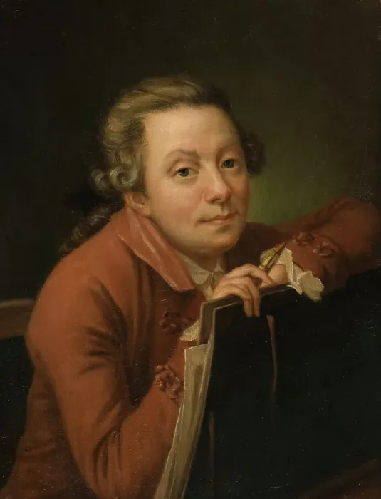 Framed Print : Selfportrait, 1771. Creator: Per Hillestrom Framed Print : Selfportrait, 1771. Creator: Per Hillestrom