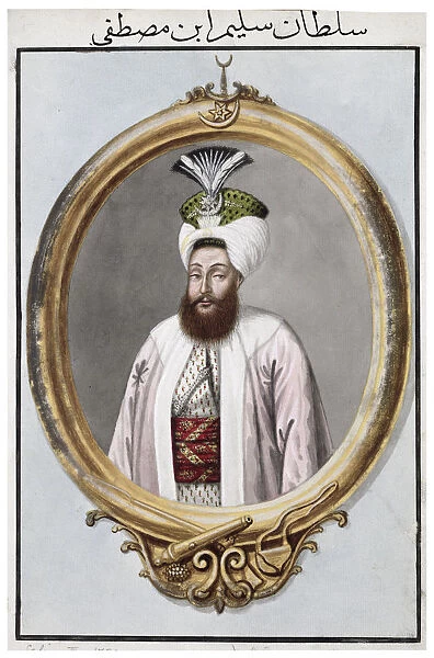 Selim III, Ottoman Emperor, (1808). Artist: John Young