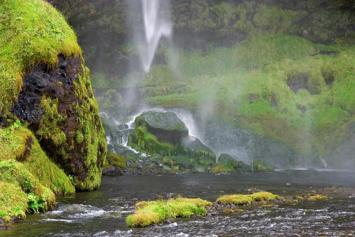 Framed Print : Seljalandfoss Falls B, Iceland. Creator: Tom Artin Framed Print : Seljalandfoss Falls B, Iceland. Creator: Tom Artin