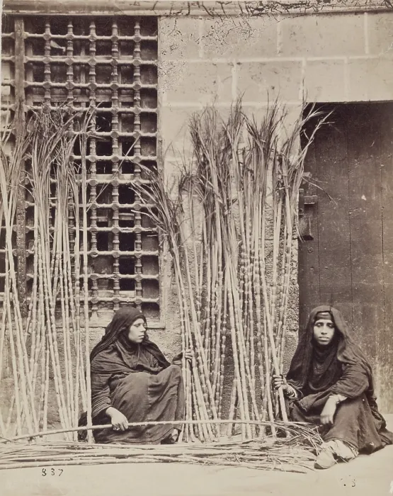 Framed Print : Selling Sugar Cane, c1876. Creator: Pascal Sebah Framed Print : Selling Sugar Cane, c1876. Creator: Pascal Sebah