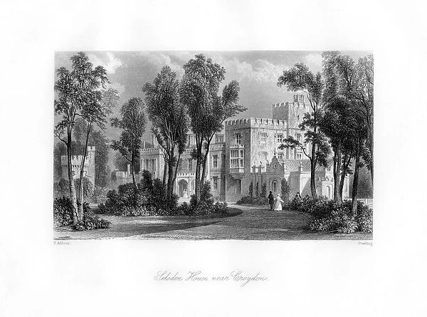 Selsdon House near Croydon, 19th century. Artist: MJ Starling