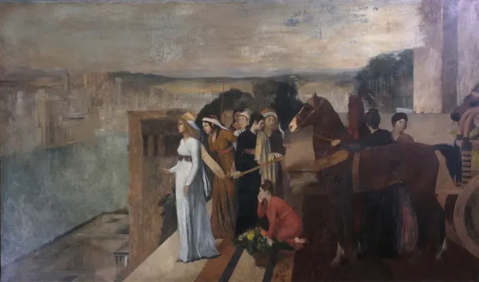 Framed Print : Semiramis Building Babylon, 1861. Artist: Degas, Edgar (1834-1917) Framed Print : Semiramis Building Babylon, 1861. Artist: Degas, Edgar (1834-1917)
