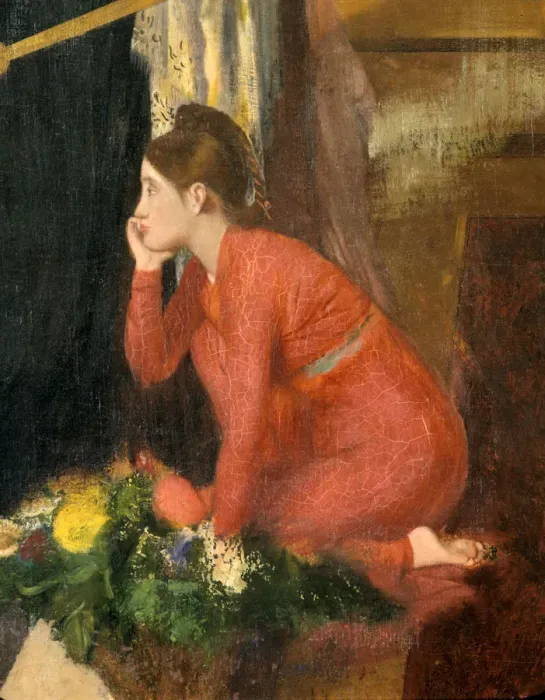 Framed Print : Semiramis Building Babylon (unfinished), (detail), 1860-1862. Artist: Edgar Degas Framed Print : Semiramis Building Babylon (unfinished), (detail), 1860-1862. Artist: Edgar Degas