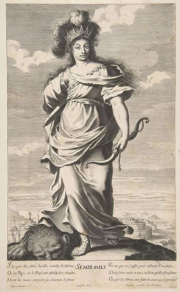 Semiramis, ca. 1639-40. Creators: Gilles Rousselet, Abraham Bosse
